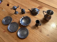 Zubehör Puppenküche, Zinn